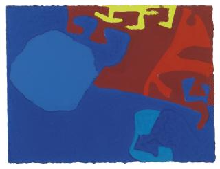 Patrick Heron - Mini January X: 1974