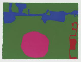 Patrick Heron - Plate 12, from January 1973