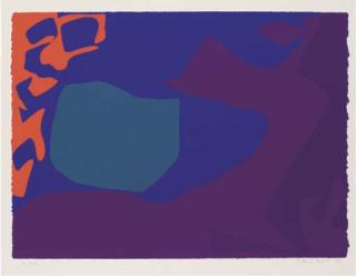 Patrick Heron - Plate 3, from January 1973