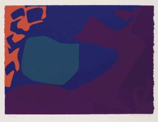 Patrick Heron - Plate 3, from January 1973