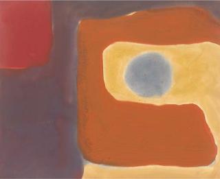 Patrick Heron - Small Orange And Ochre (Baroque)