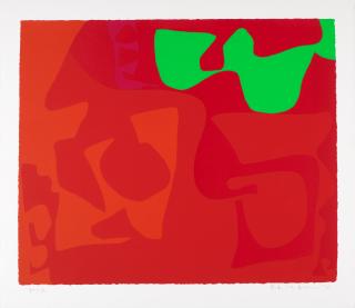 Patrick Heron - Small Red: January 1973: 2