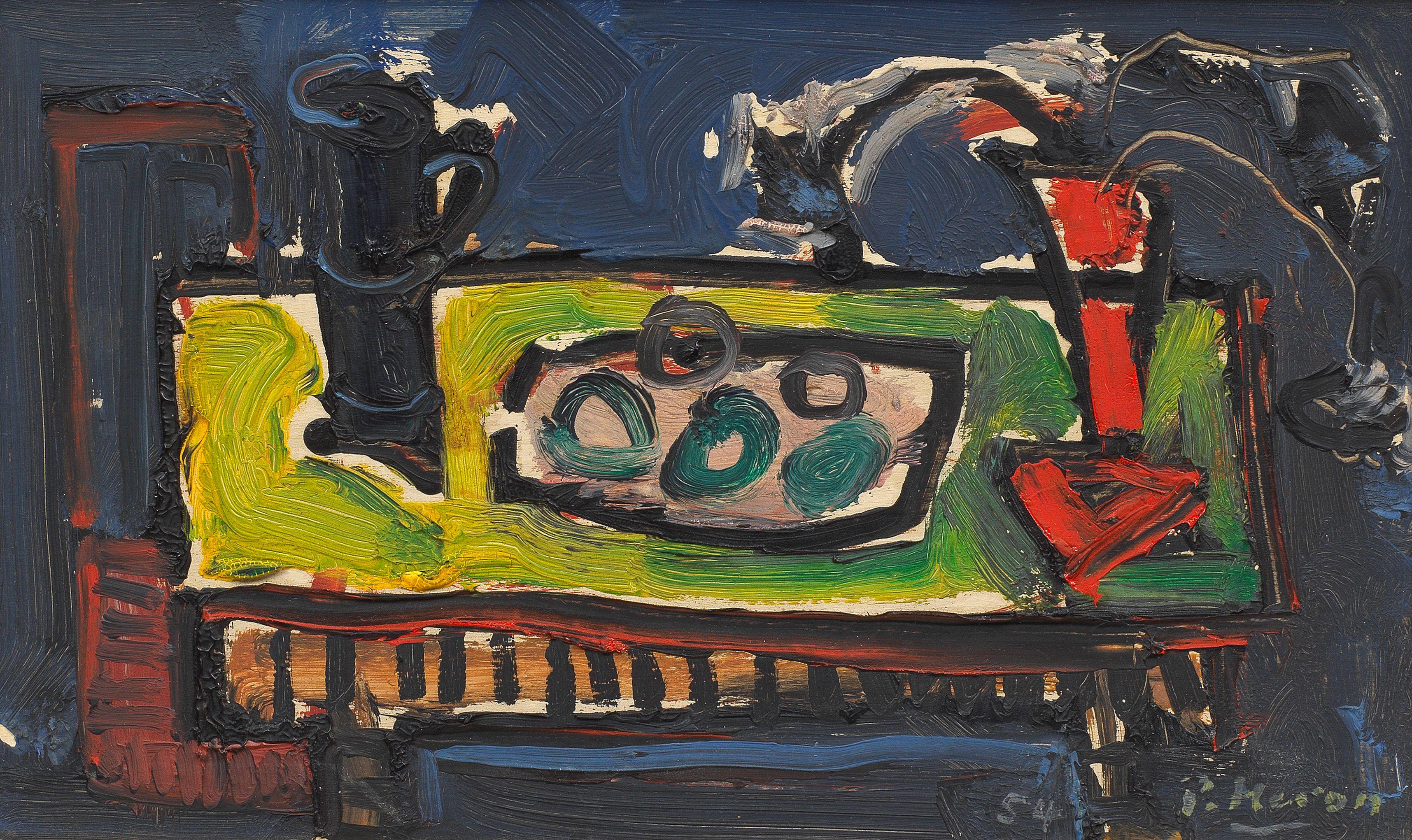 Patrick Heron - The Long Yellow Table: 1954