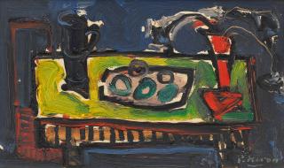 Patrick Heron - The Long Yellow Table: 1954