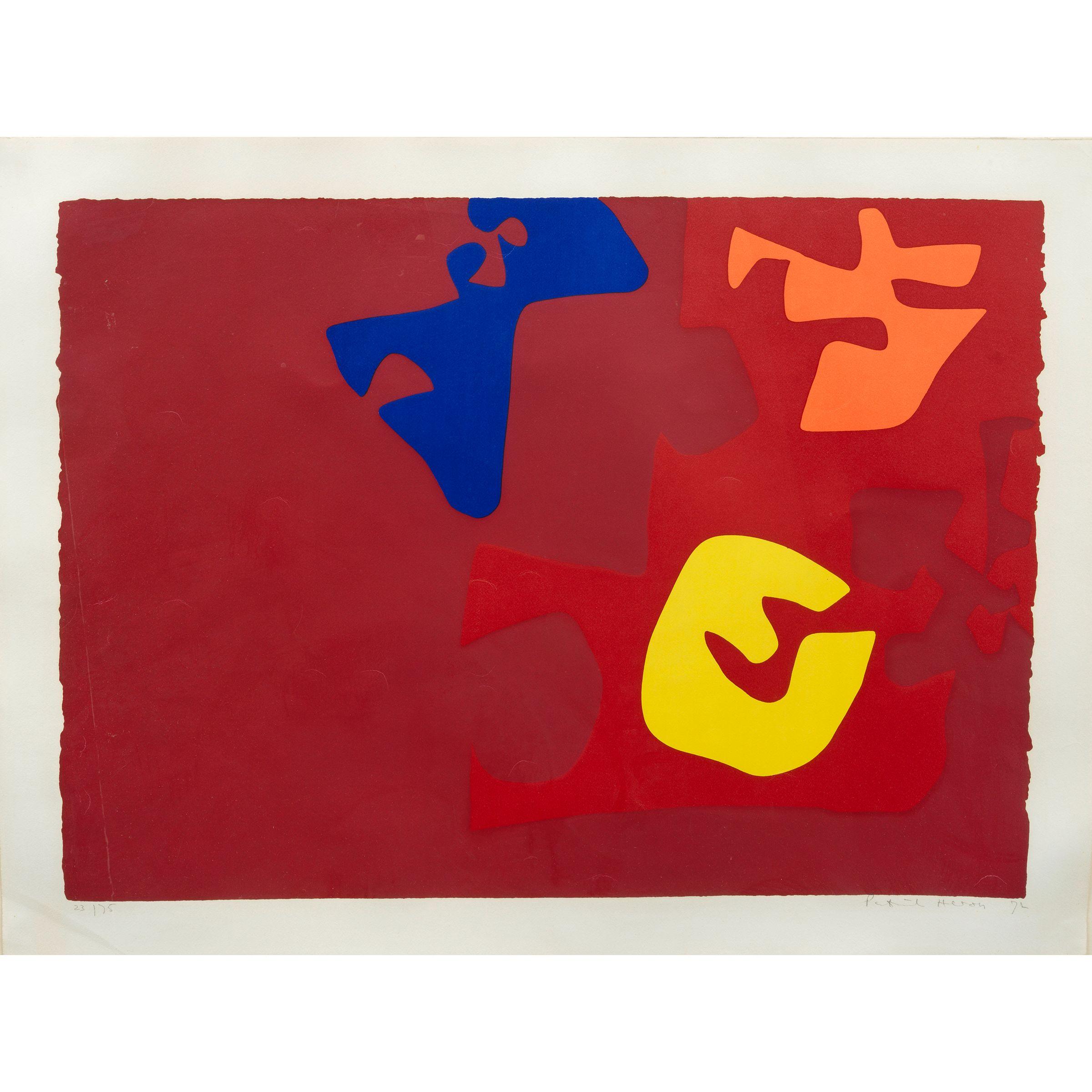 Patrick Heron - Untitled, from Rothko Memorial Portfolio