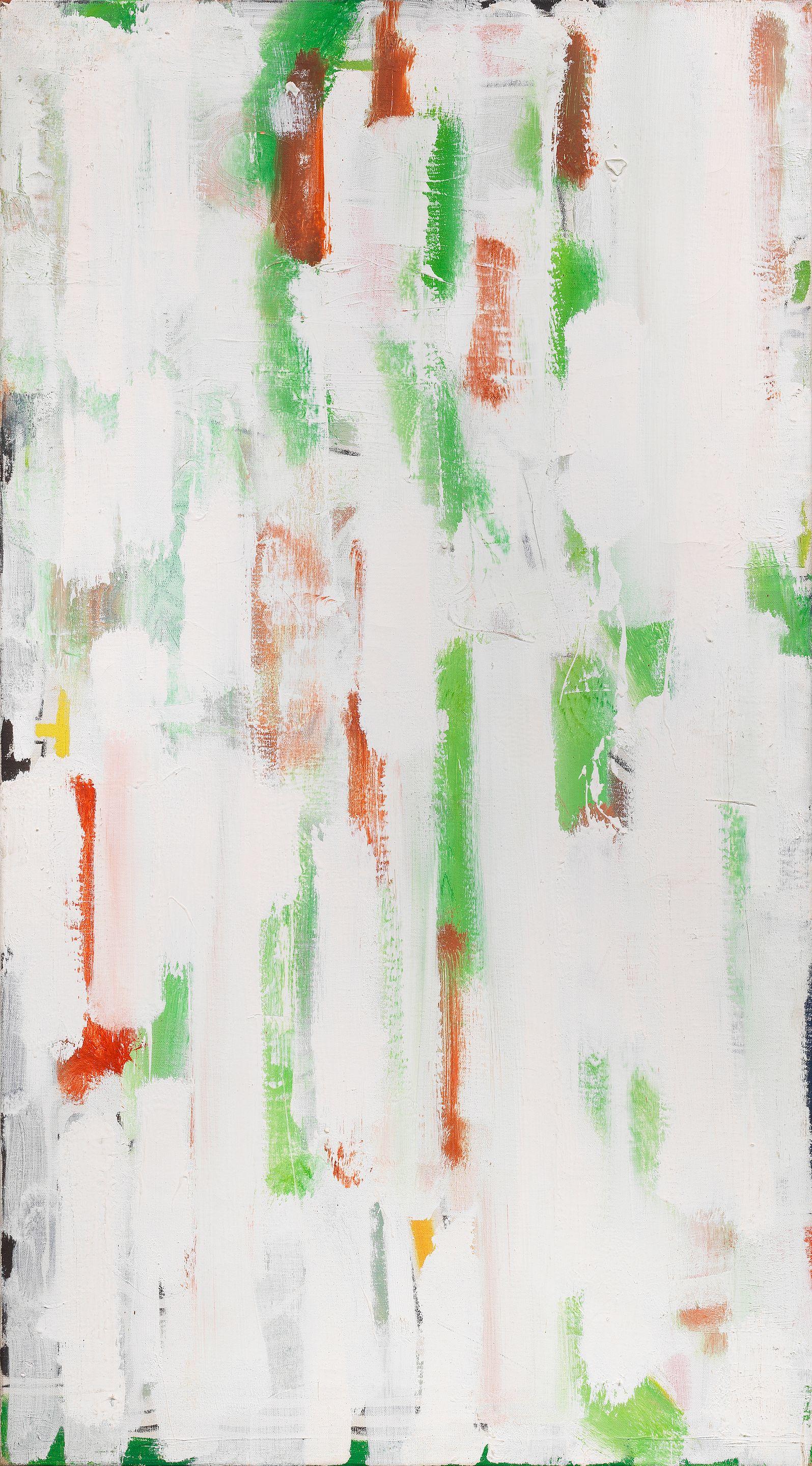 Patrick Heron - White and Green Upright : August 1956 91.4 x 50.8 cm. (36 x 20 in.)