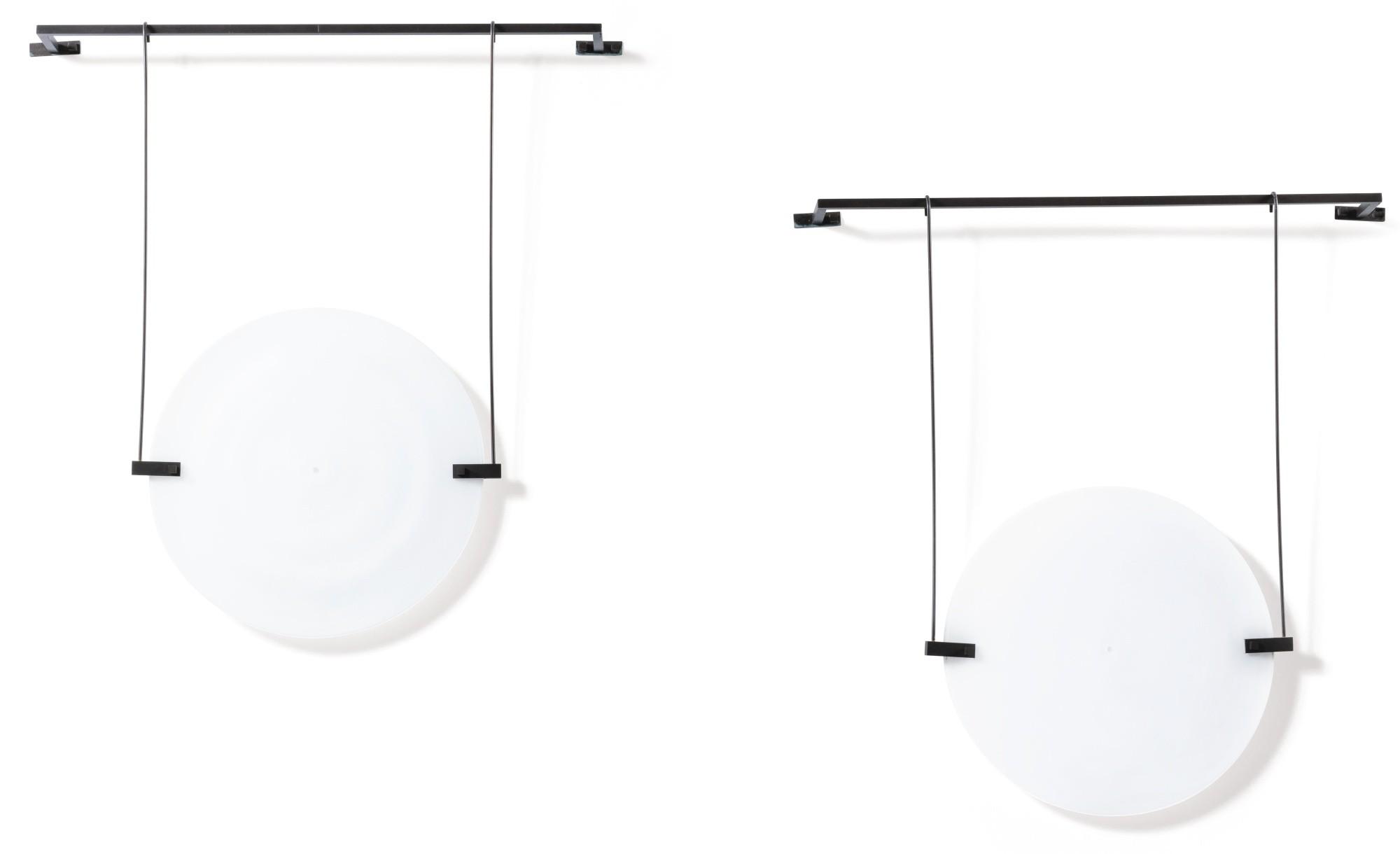 Patrick Hourcade - A Pair Of En Promenant L\'Onde Ronde Wall Lights, Graphique Electrique Ph 11 Collection, Circa 1990