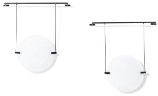 Patrick Hourcade - A Pair Of En Promenant L\'Onde Ronde Wall Lights, Graphique Electrique Ph 11 Collection, Circa 1990