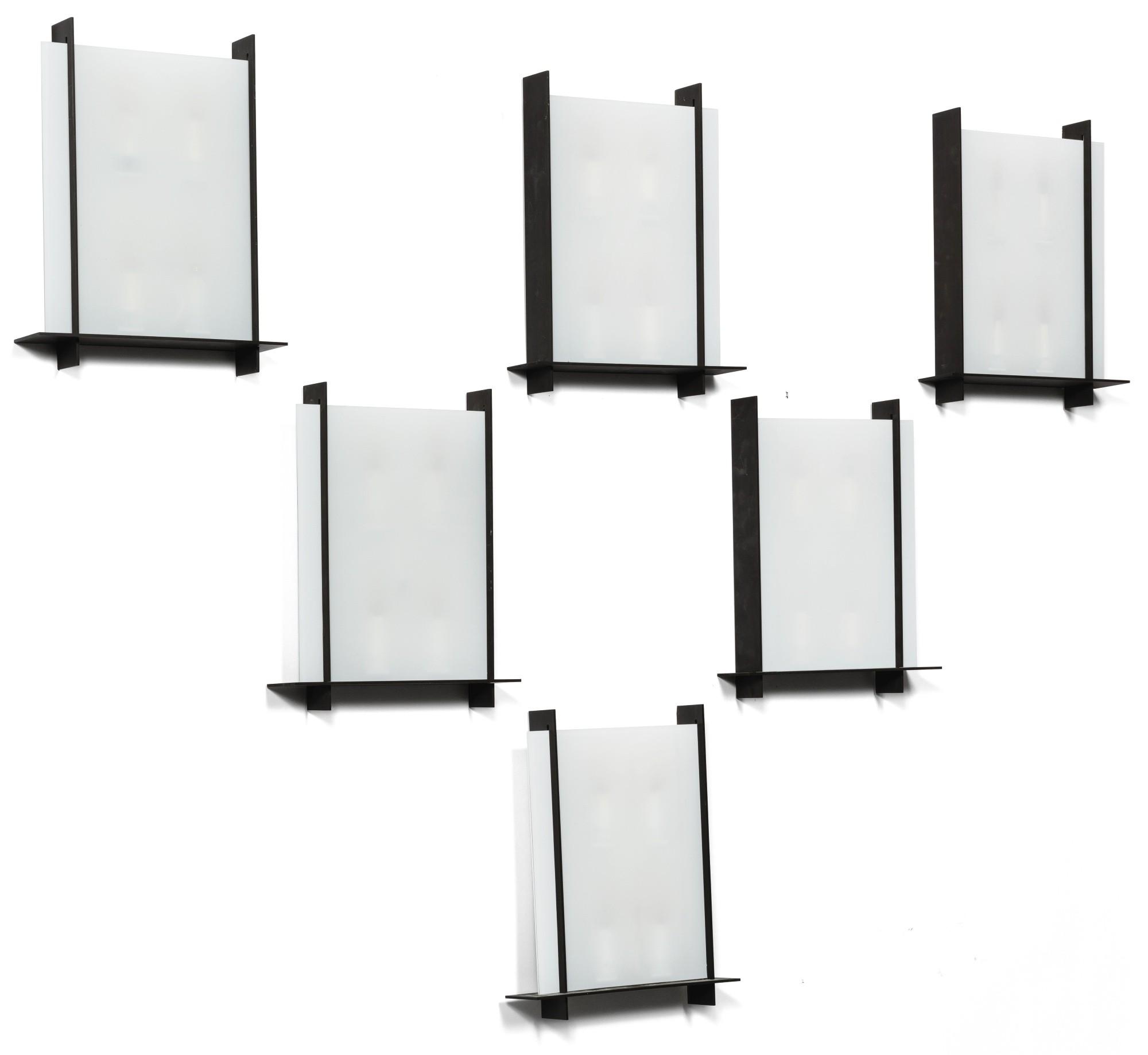 Patrick Hourcade - A Set Of Six Wall Lights