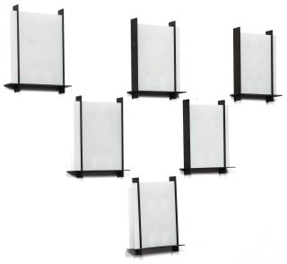Patrick Hourcade - A Set Of Six Wall Lights
