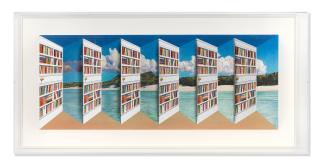 Patrick Hughes - Library Doors, 2004