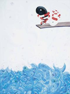 Patrick Hughes - Yin and Yang take the plunge