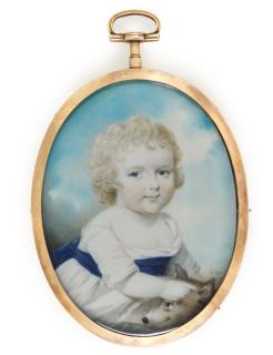 Patrick John Mcmoreland - Portrait of The Reverend J.H.P. Blackburne, when a child