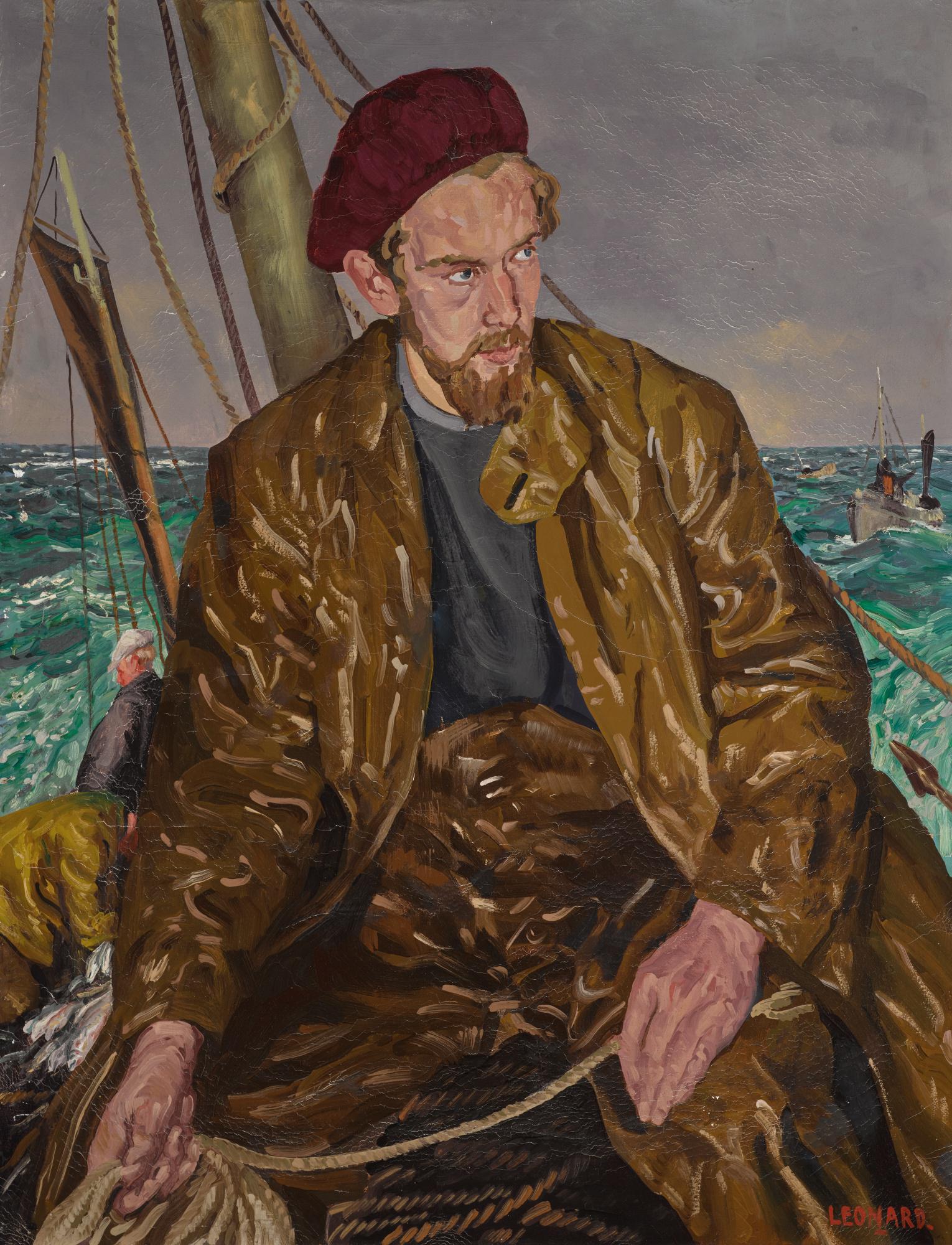 Patrick Leonard, A.R.H.A - Nearing The Pierhead