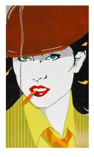 Patrick Nagel - Untitled, circa 1978
