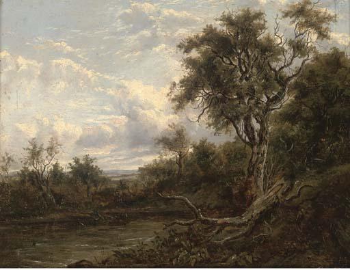 Patrick Nasmyth - A Fallen Branch On A River Bank