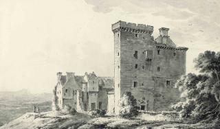Patrick Nasmyth - View of Clackmannan Tower, Clackmannanshire, Scotland
