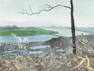 Patrick Procktor, R.A., R.W.S. - Six Harmonies Pagoda, Hangchow