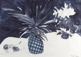 Patrick Procktor, R.A., R.W.S. - Still Life with Pineapple