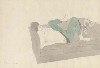 Patrick Procktor, R.A. - Green Trousers: Reclining