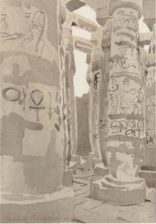 Patrick Procktor, R.A. - Hippostyle Hall, Karnak