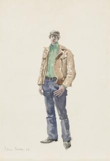 Patrick Procktor, R.A. - Mick Jagger