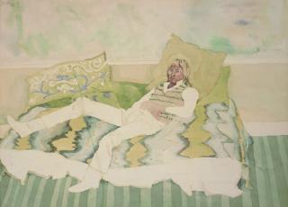 Patrick Procktor, R.A. - Reclining boy