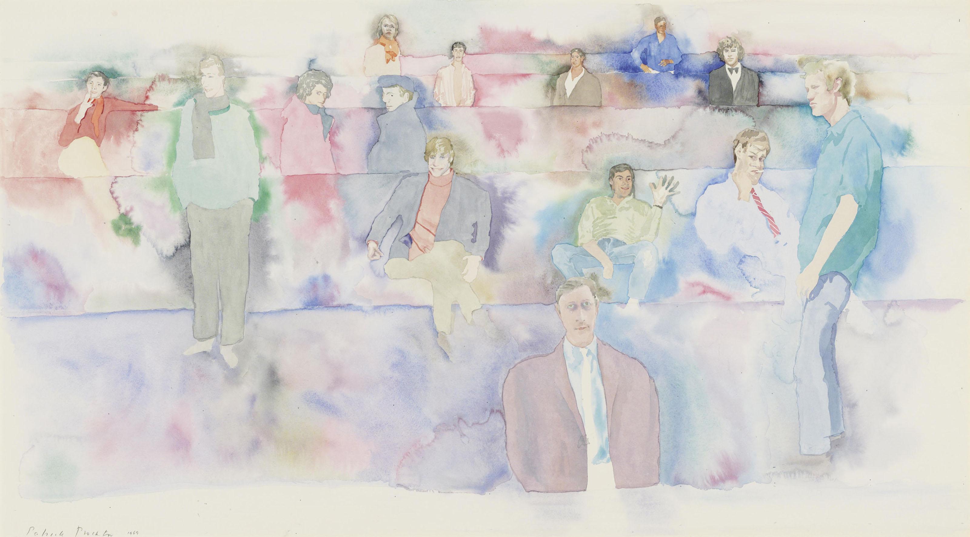 Patrick Procktor, R.A. - Students at Yale