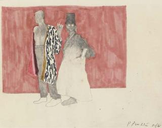 Patrick Procktor, R.A. - Two Figures