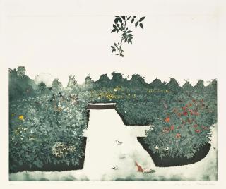 Patrick Procktor - Queen Mary\'s rose garden, Regent\'s Park