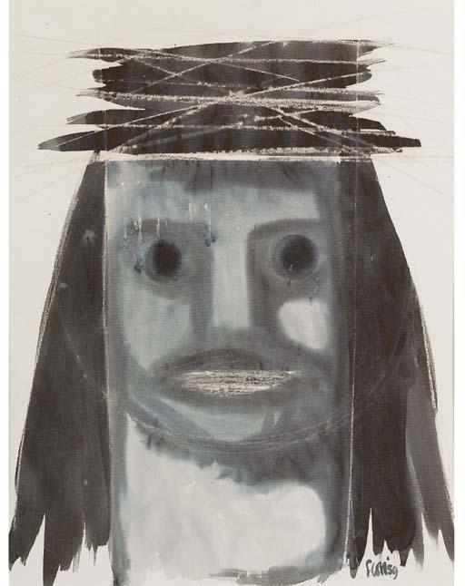 Patrick Scott - Girl with Sticks