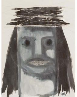 Patrick Scott - Girl with Sticks