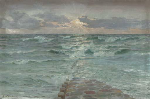 Patrick Von Kalckreuth - Sunrise over the sea