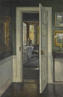 Patrick William Adam, R.S.A. - Interior Looking Through To Morning Room
