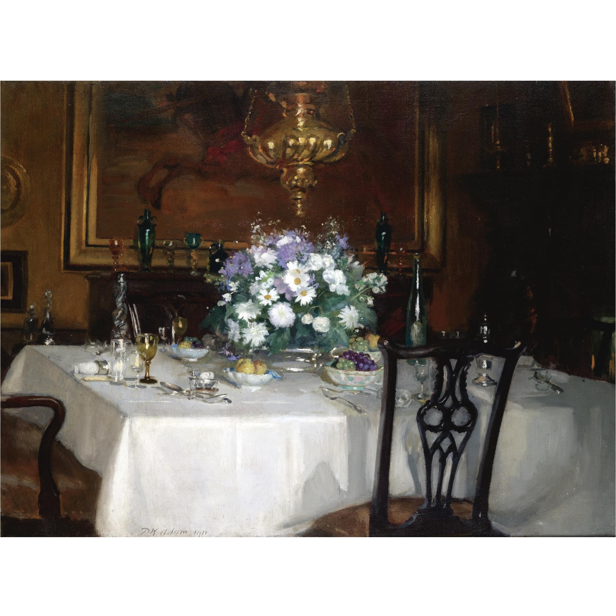 Patrick William Adam - The Dinner Table, Ardilea