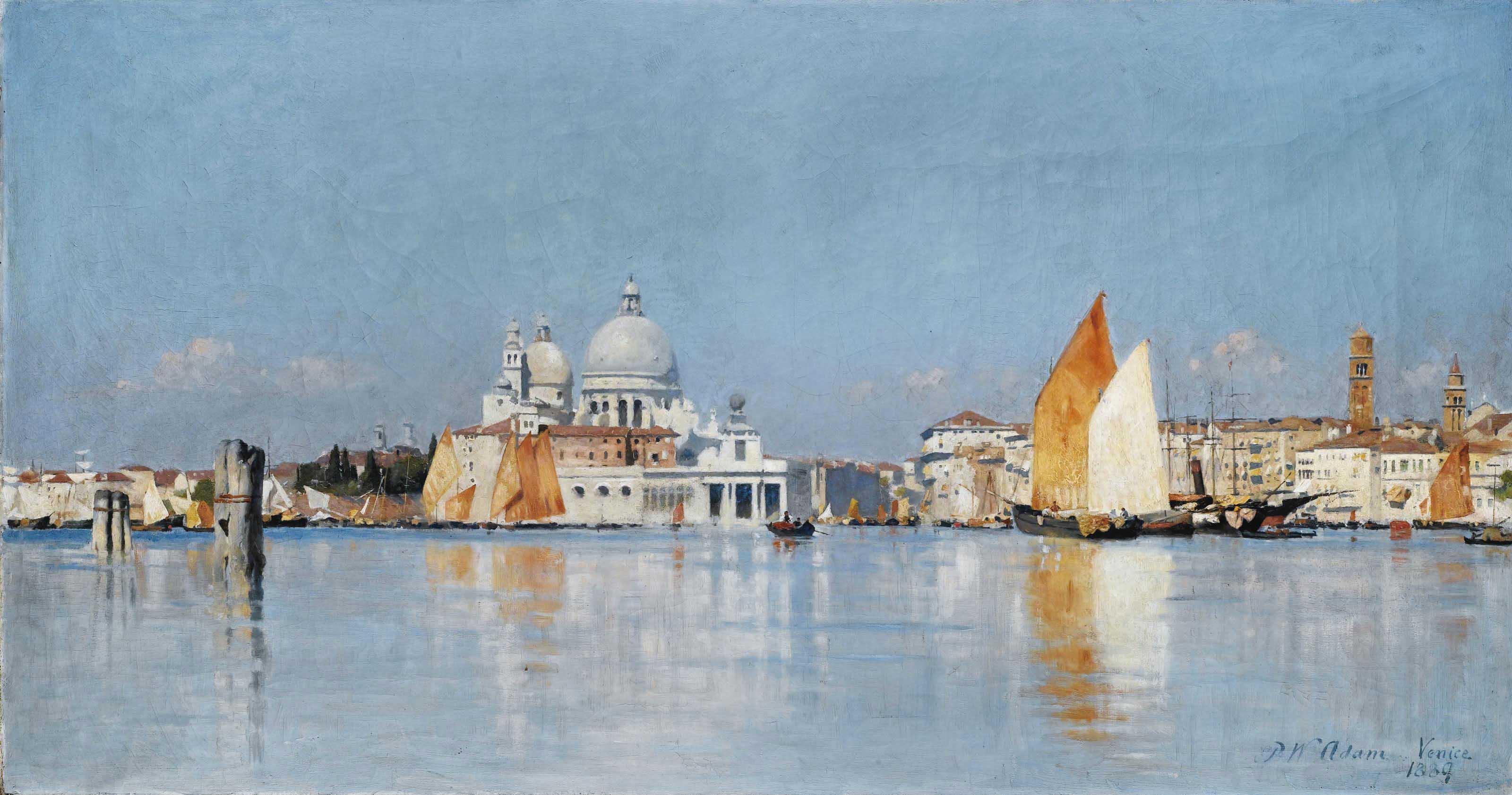 Patrick William Adam - Venezia, la Salute e la Punta della Dogana