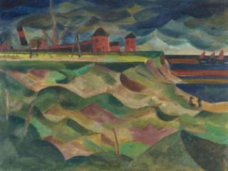 Paul Adolf Seehaus - Dünen und Dock