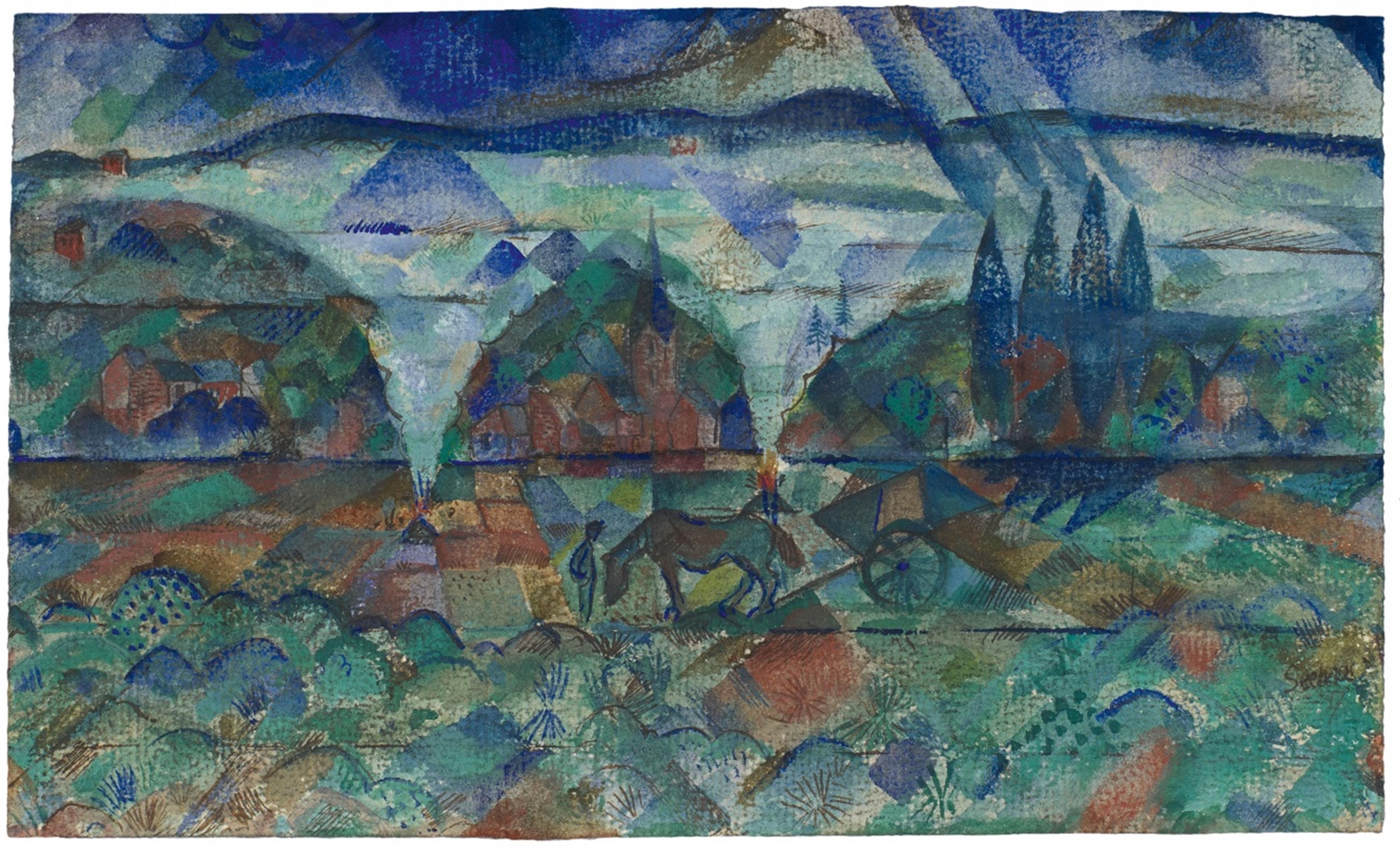 Paul Adolf Seehaus - Herbstfeuer