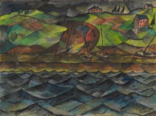 Paul Adolf Seehaus - Strasse zum Meer