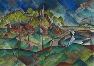 Paul Adolf Seehaus - Wallwitzhafen (Elblandschaft)