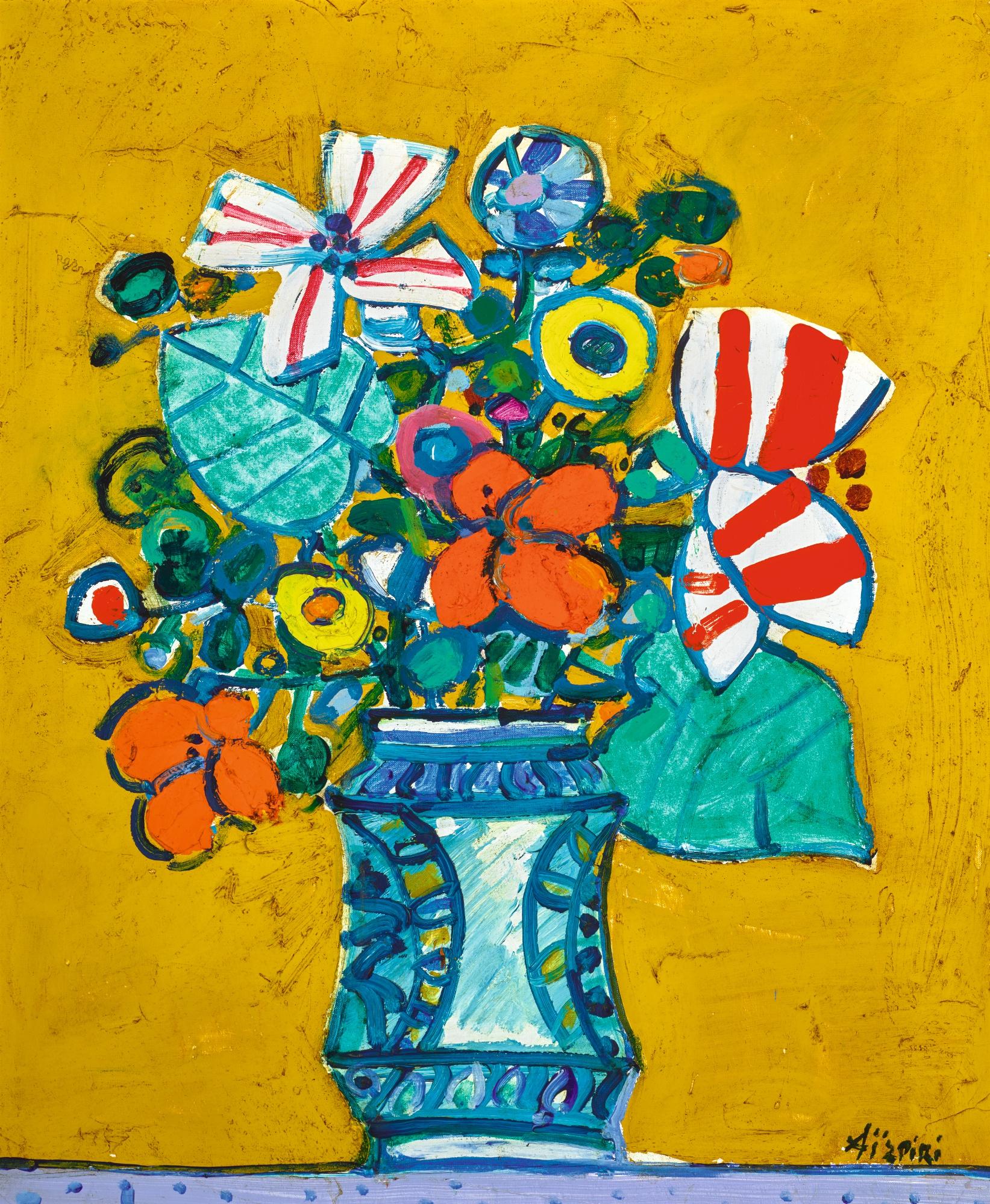 Paul Aïzpiri - Bouquet De Fleurs