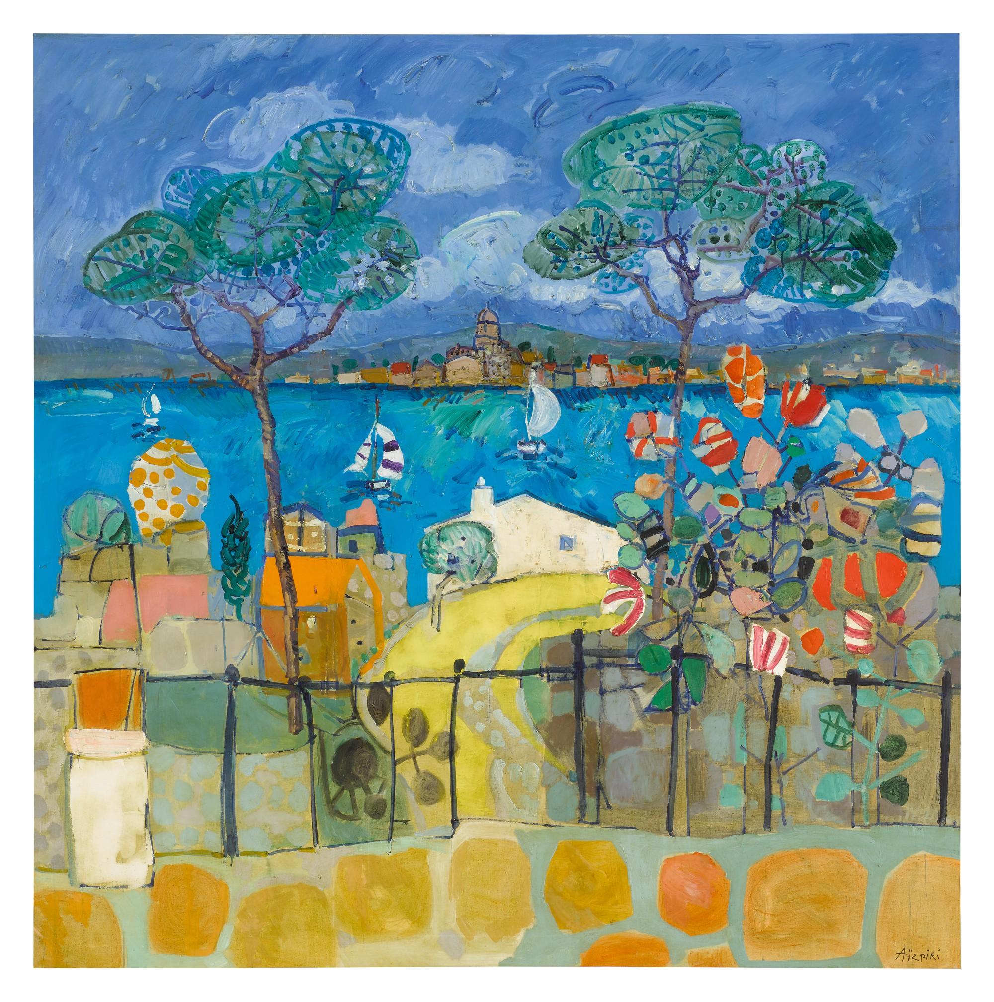 Paul Aïzpiri - La Baie De St. Tropez Vue De Beauvallon