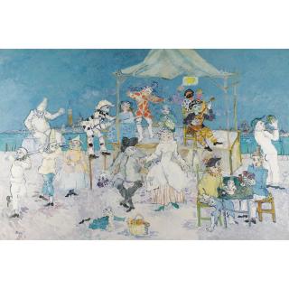 Paul Aizpiri - La Grande Fête De Polichinelles Sur La Place Saint Marc