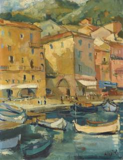 Paul Aizpiri - Quai de Villefranche-sur-mer