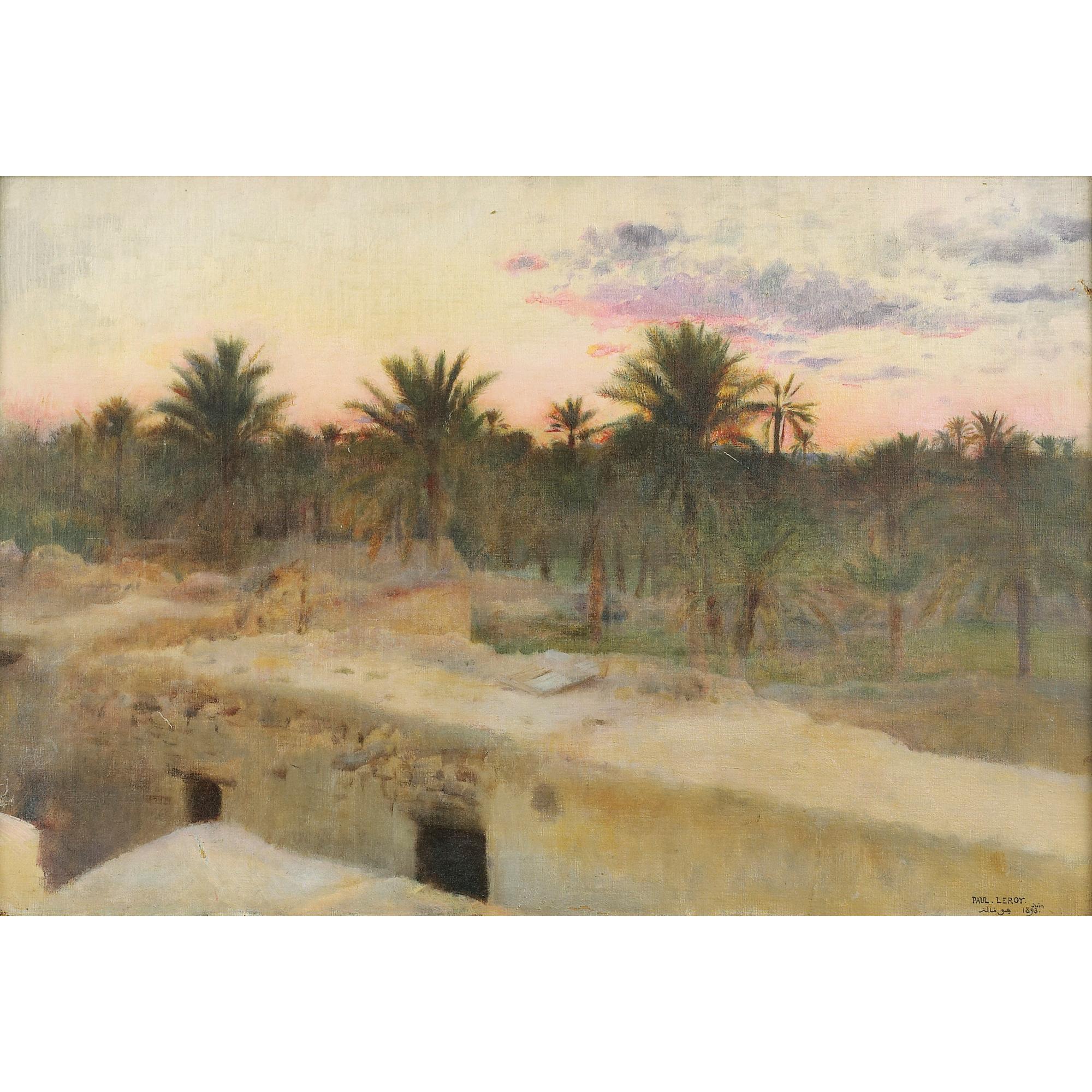 Paul Alexandre Alfred Leroy - Crépuscule En Algérie