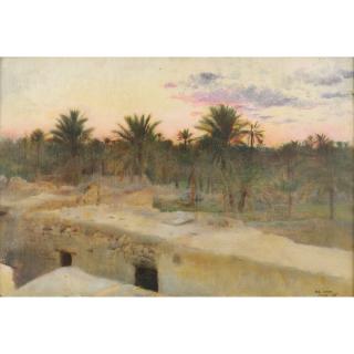 Paul Alexandre Alfred Leroy - Crépuscule En Algérie