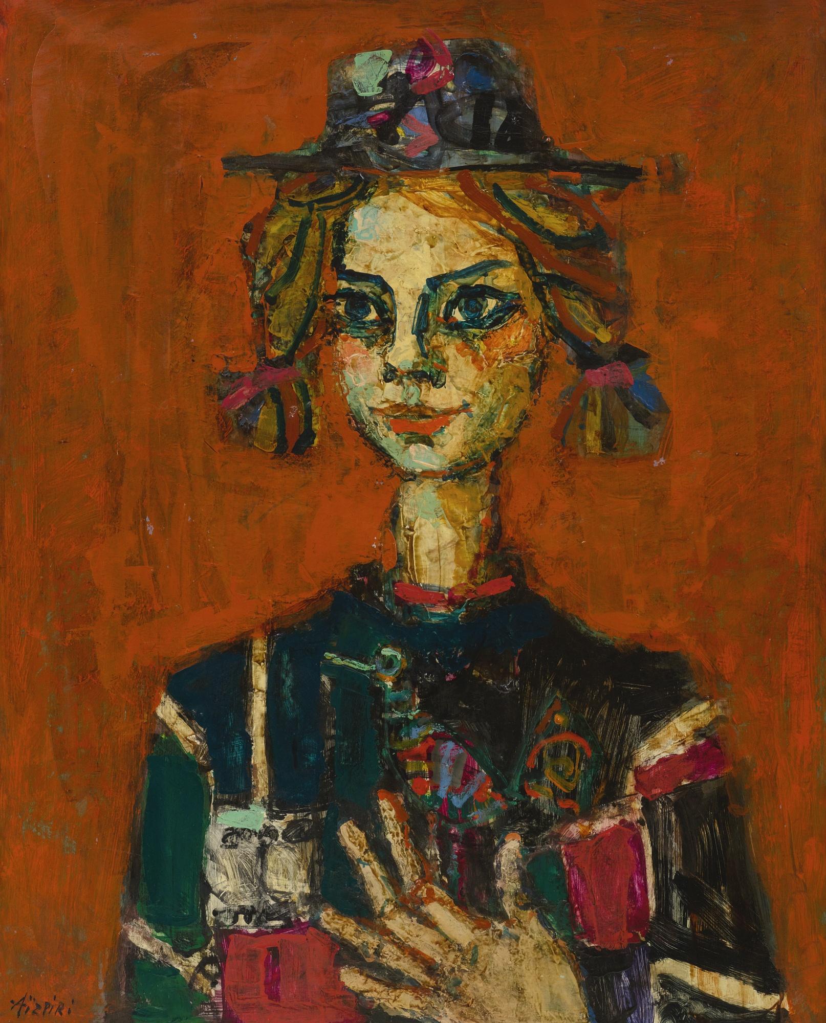 Paul Augustin Aïzpiri - La Fillette Aux Nattes