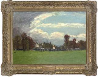 Paul Ayshford, Lord Methuen, R.B.A., R.A. - The Olympic Horse Trials, Badminton, 1952