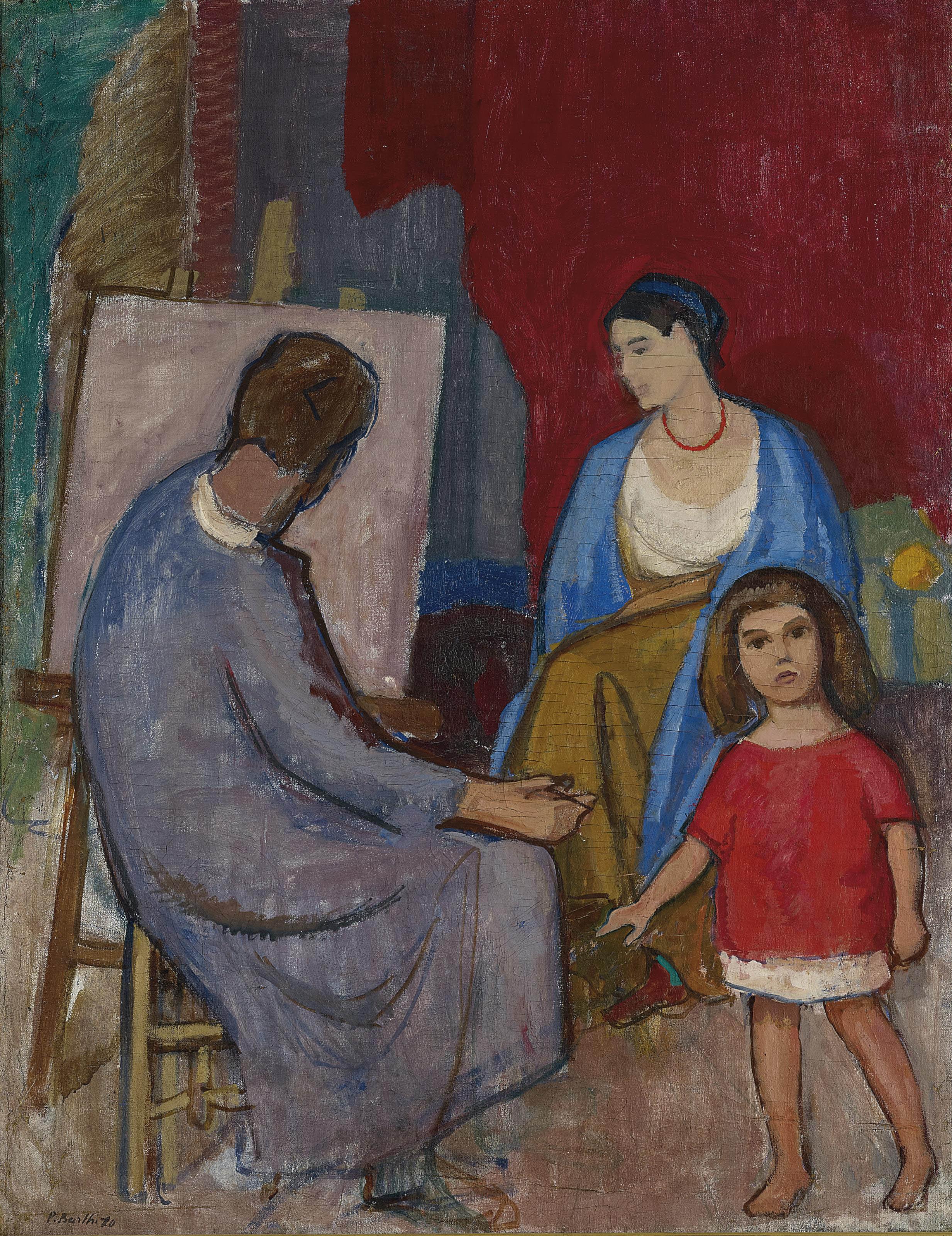 Paul Basilius Barth - Familienbild, 1910