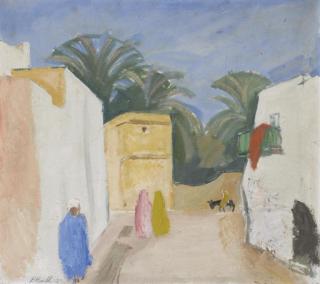 Paul Basilius Barth - Nordafrikanisches Dorf, 1922